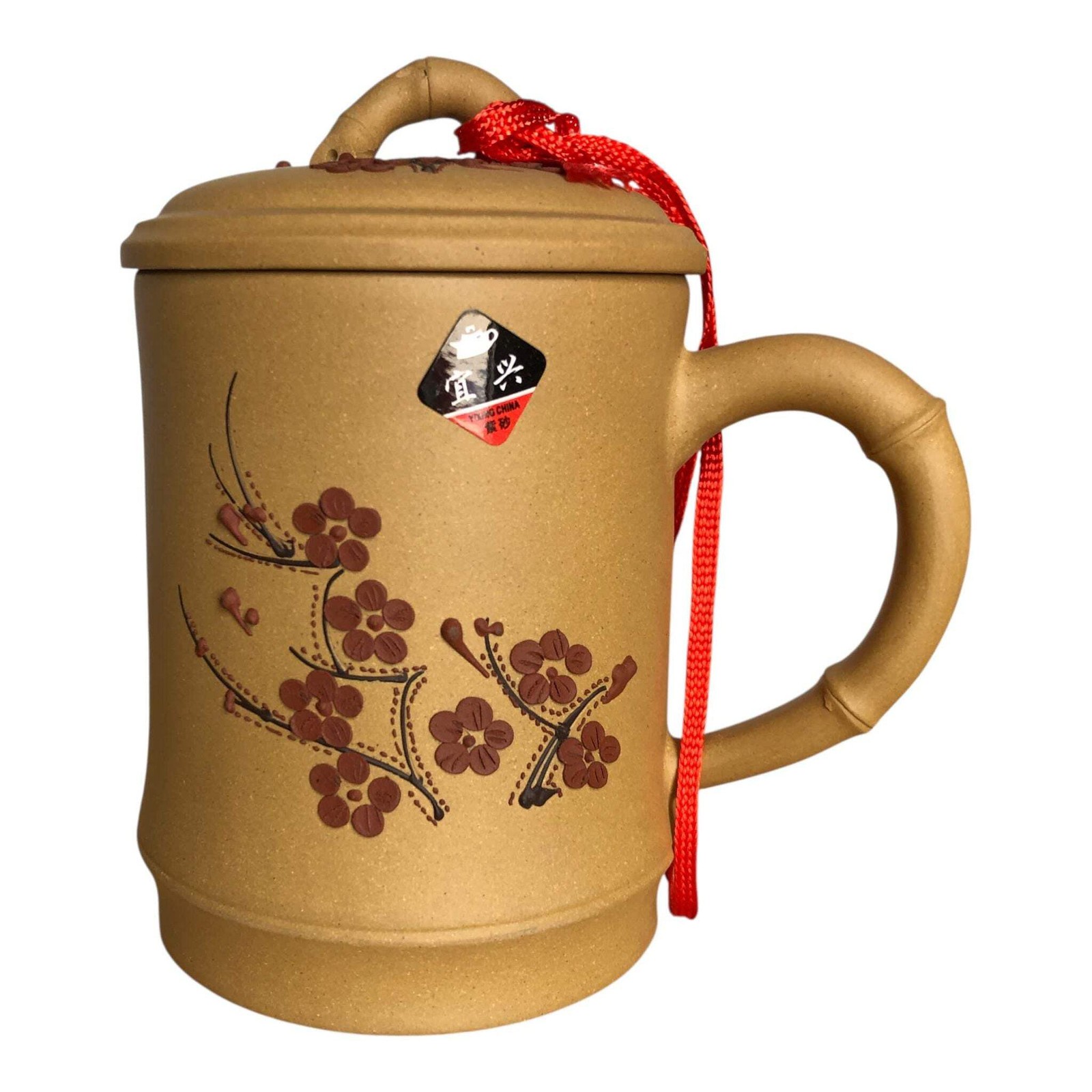 325 – Yi Xing Clay Mug Cherry Blossom 5″ |10-15|