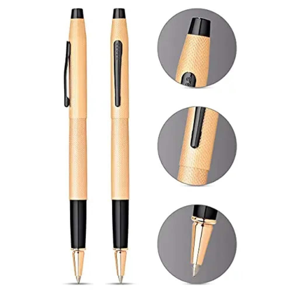 Cross Classic Century Rollerball pen, Premium Gift Box – Brushed Rose Gold