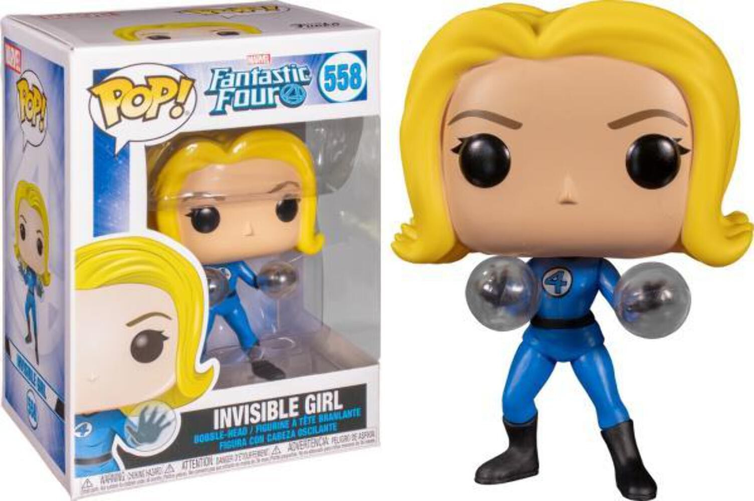 (Box Damage) Funko Pop! Marvel Fantastic Four Invisible Girl #558