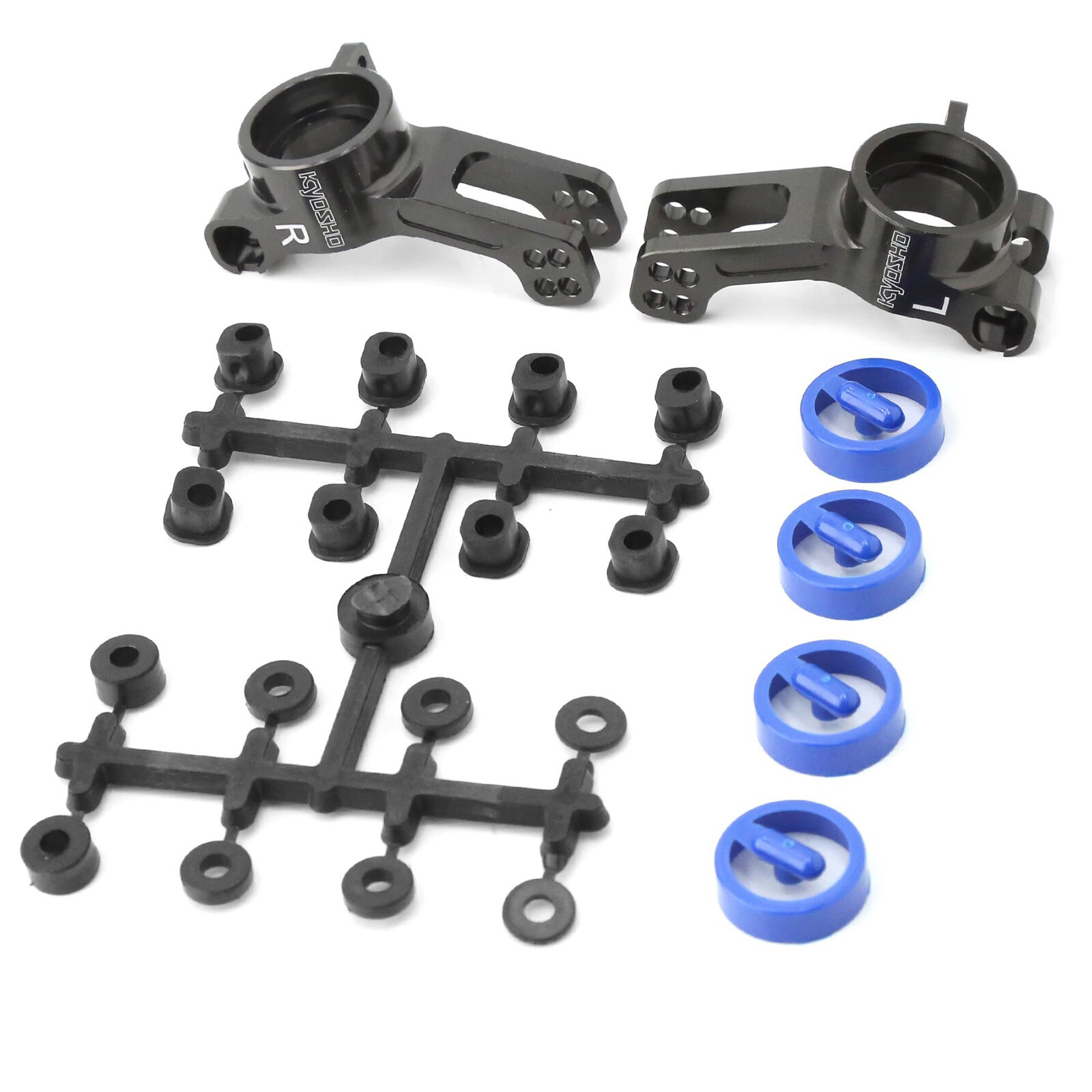 Aluminum Metal Rear Hub Carrier for KYOSHO MP10 Off-Road RC Car Upgrade Part