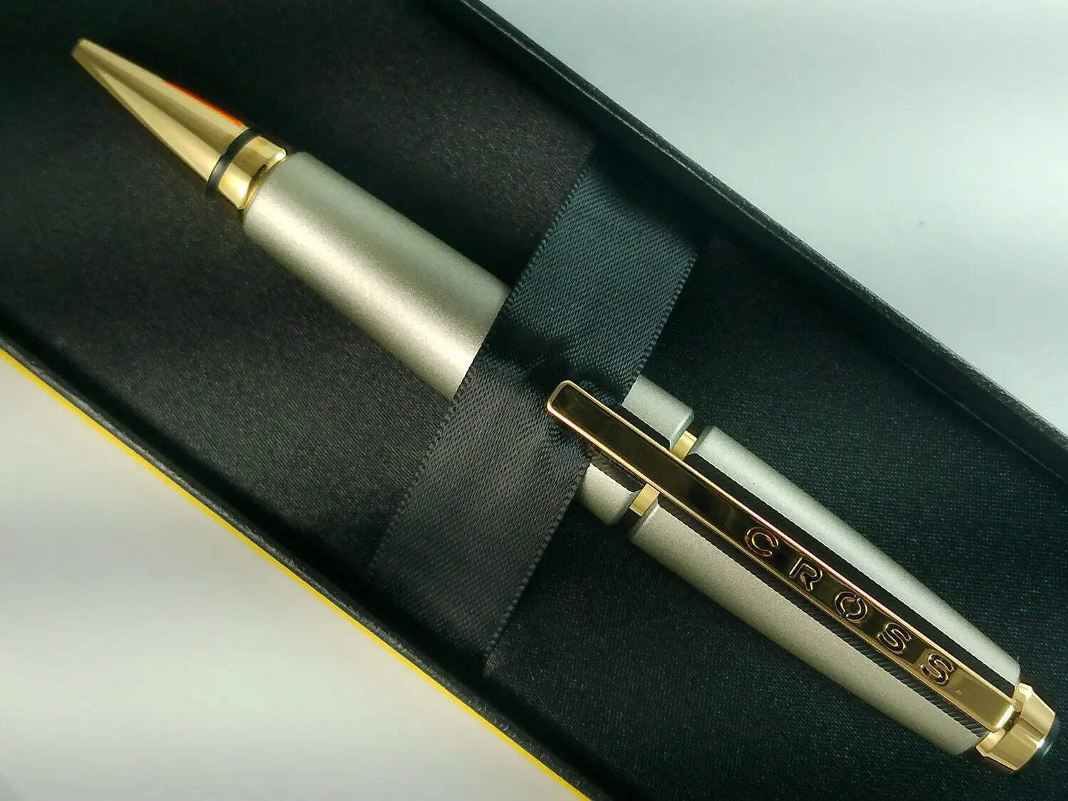 Cross Edge™ Sonic Titanium Lacquer with Gold PVD Appointments Rollerball Pen