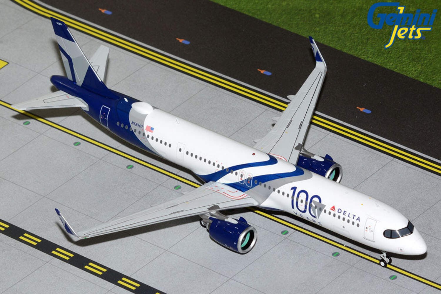 Delta A321neo “100 Years” N589DT Gemini Jets 1:200