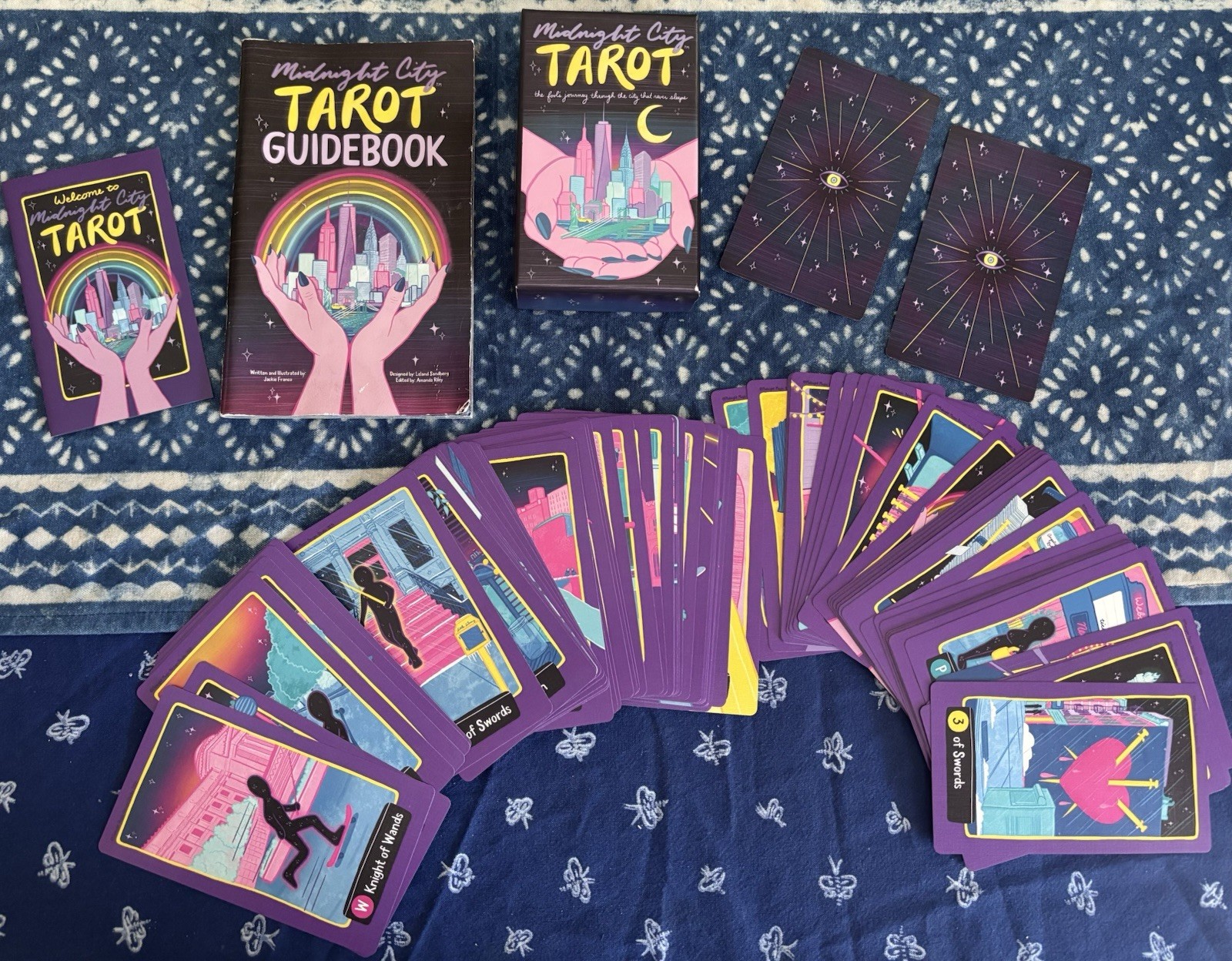 1st Edition Midnight City 78 Card Tarot Deck & Guide
