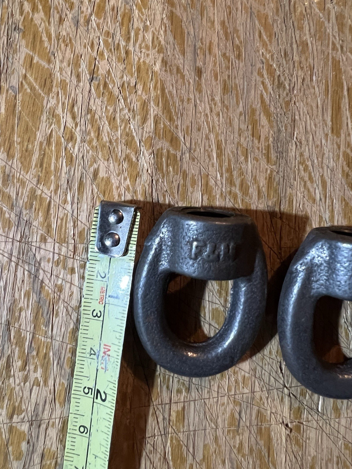 Lifting Eye Nuts Set Of 4 Steel 1/2″ Goarse Threaded Military By F&M