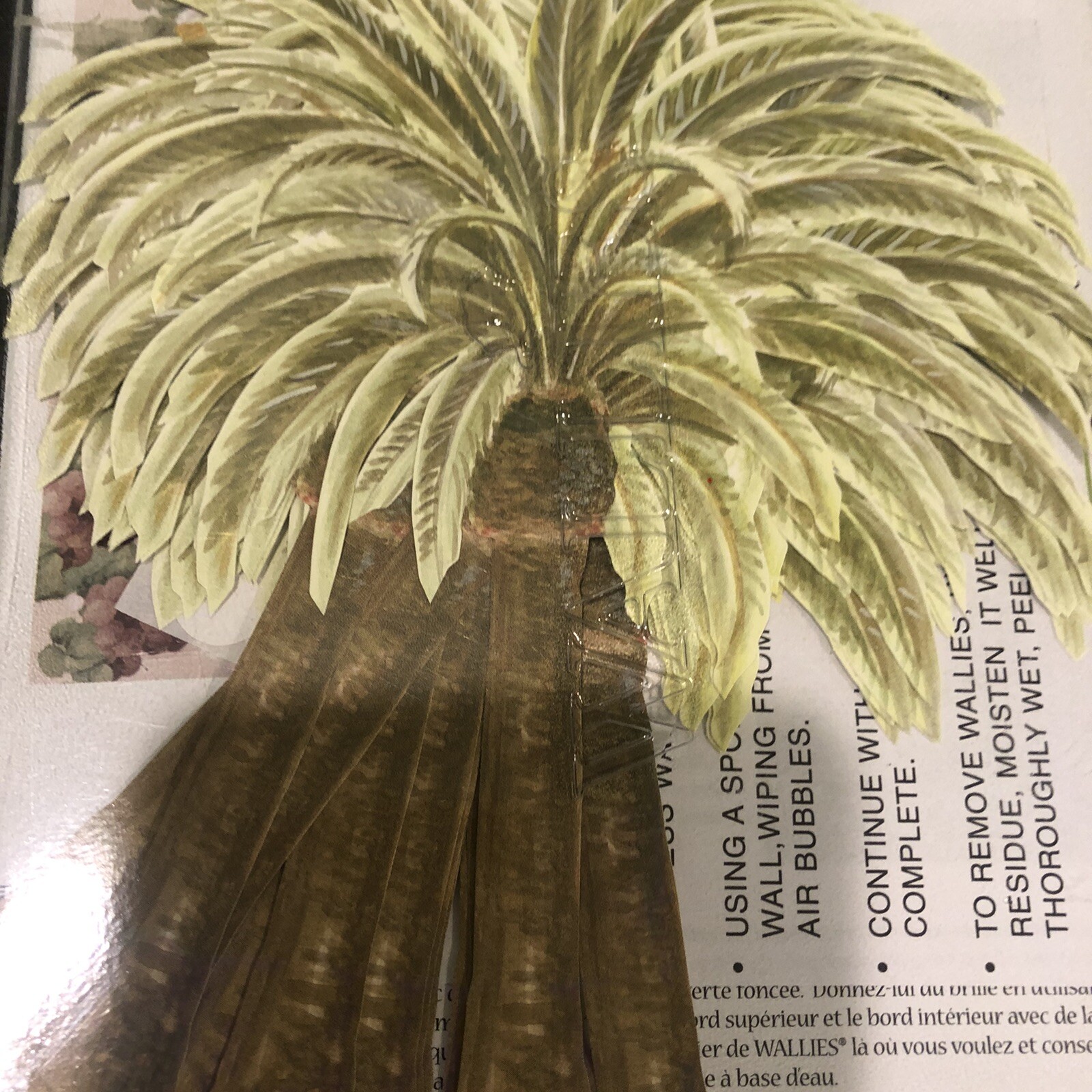 Palm Trees Wallies Wallpaper Cutout 2 lot set of 25 each Brand New Sealed