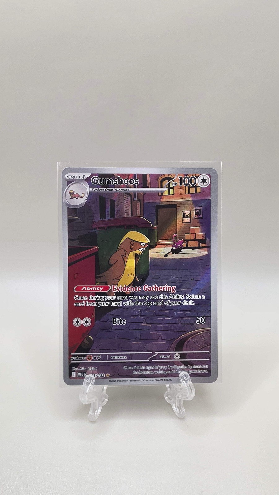 Pokémon TCG Gumshoe 153/132 Mega Evolutions English