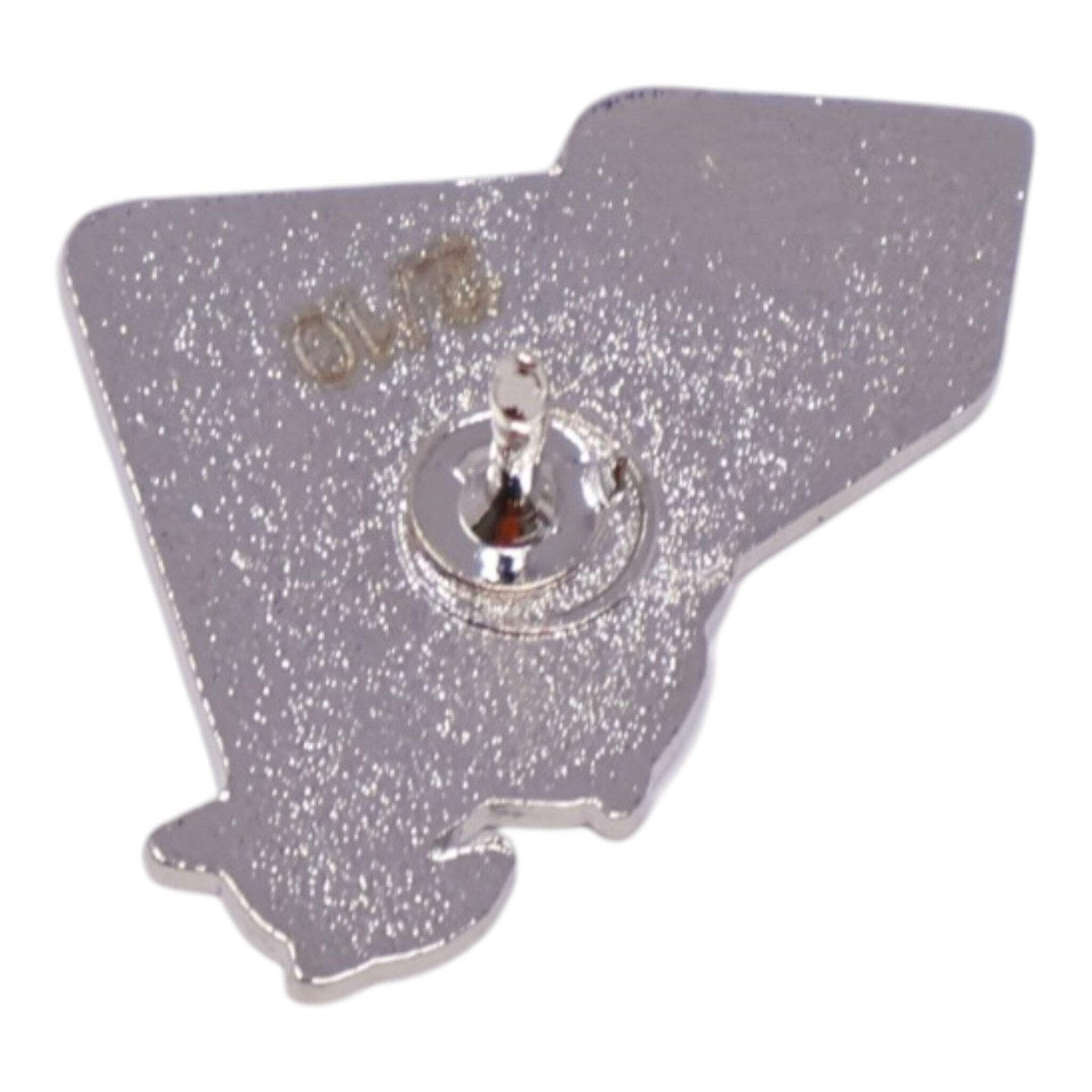 Tropical Sunset Landscape Silver New Era Logo Pin