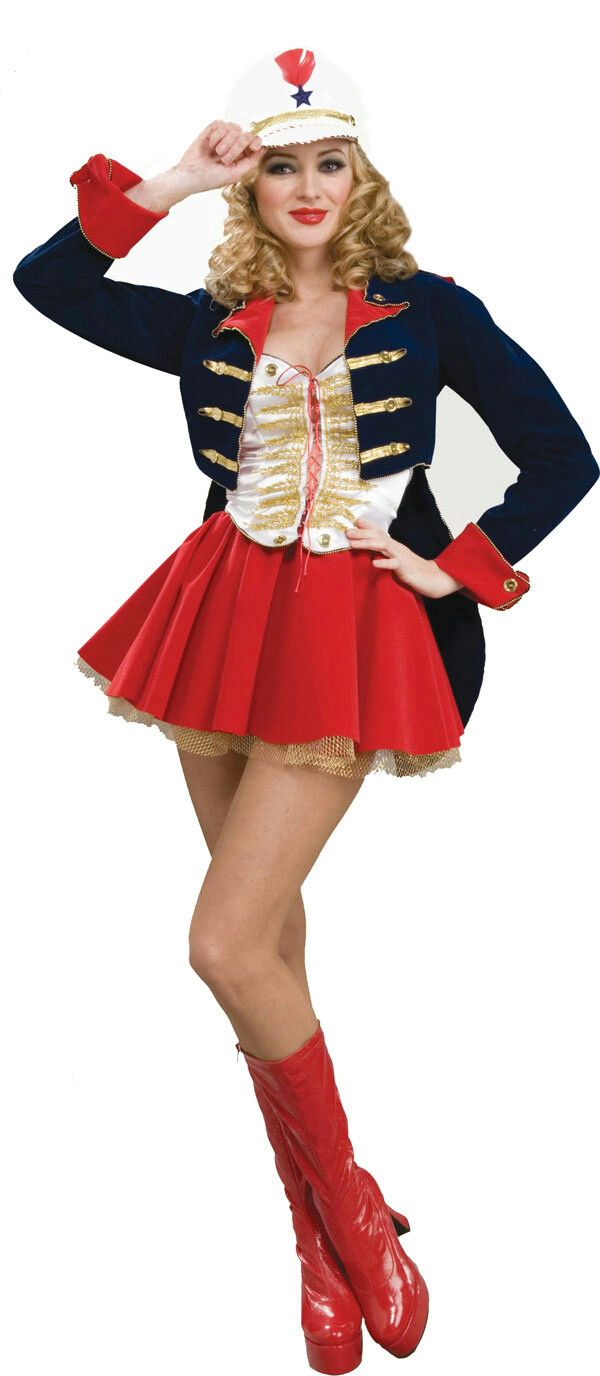 Women’s Designer Collection Deluxe Flirty Toy Soldier Adult Costume XL 18-20