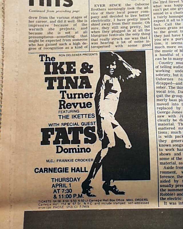 JILL JOHNSTON Radical Lesbian Feminism Dance Critic EDITORIAL 1971 Newspaper