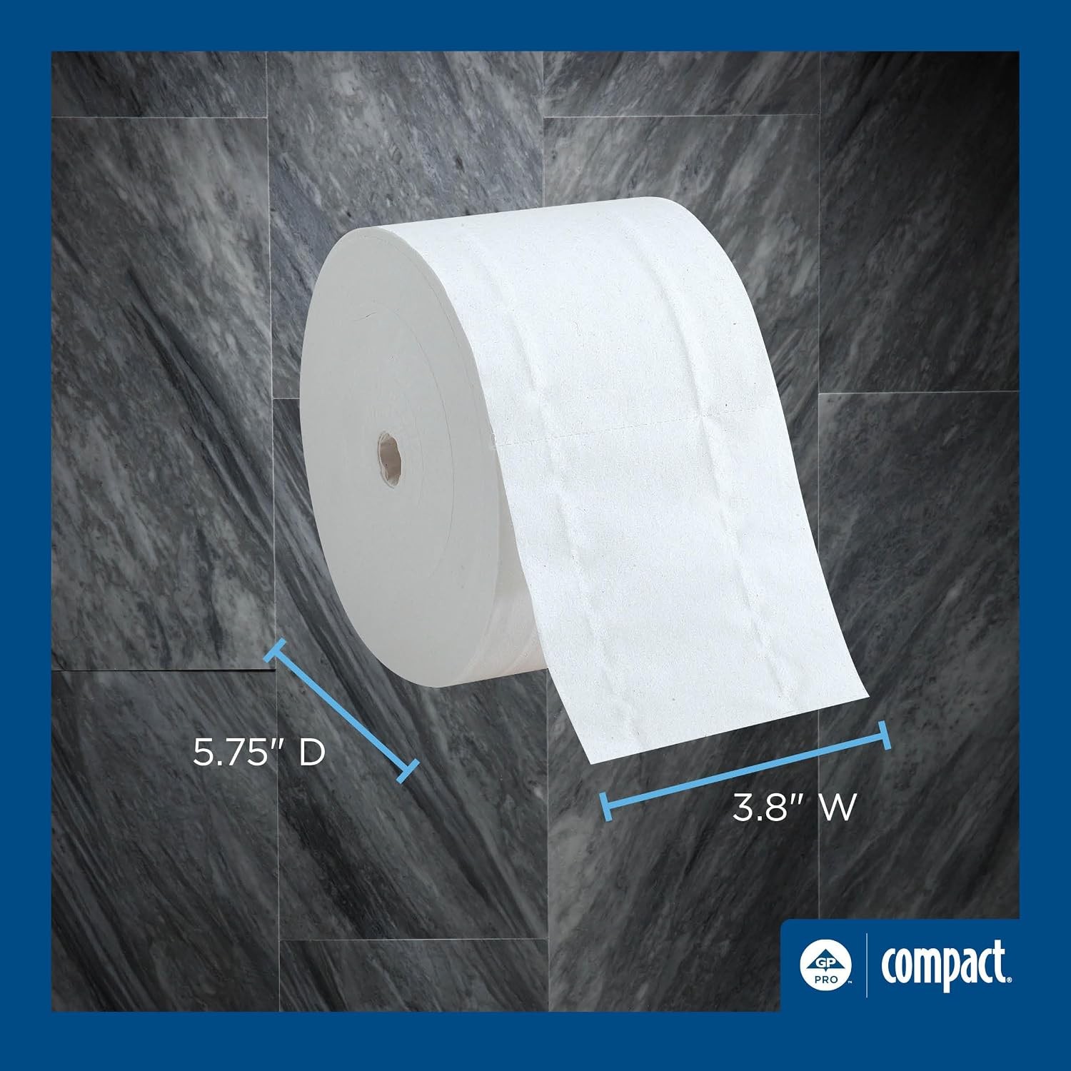 Georgia-Pacific Compact Coreless 2-Ply Recycled Toilet Paper by GP PRO (Georgi