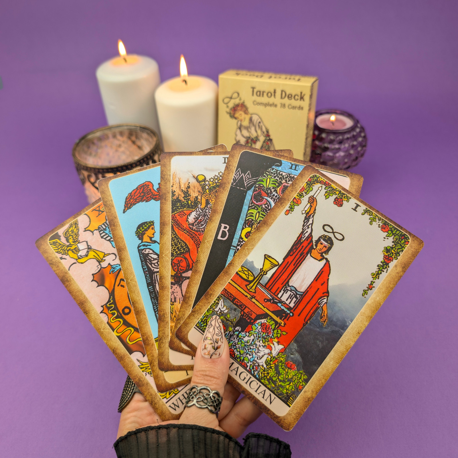 Large Rider Waite Style with Upgraded Classic Design – Witchy Cauldron Tarot