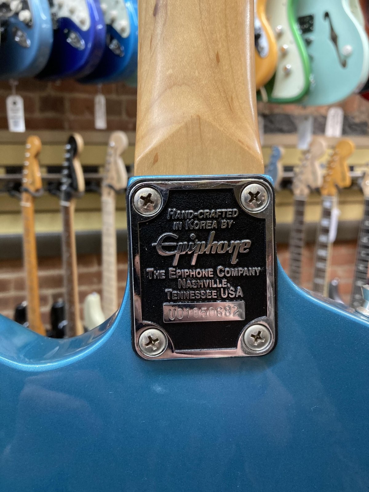 2000’s Epiphone Slasher Metallic Light Blue