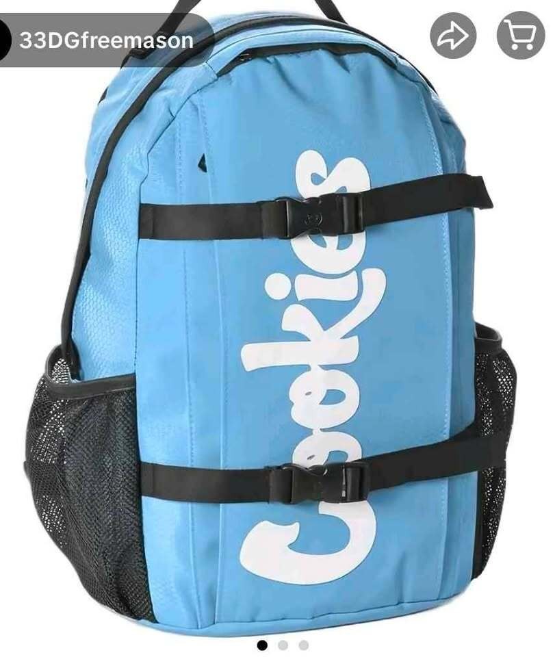 Cookies Backpack in light blue NEW