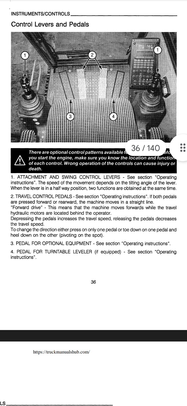 CASE 1088 LONG TRACK EXCAVATOR PDF Manual 140 page