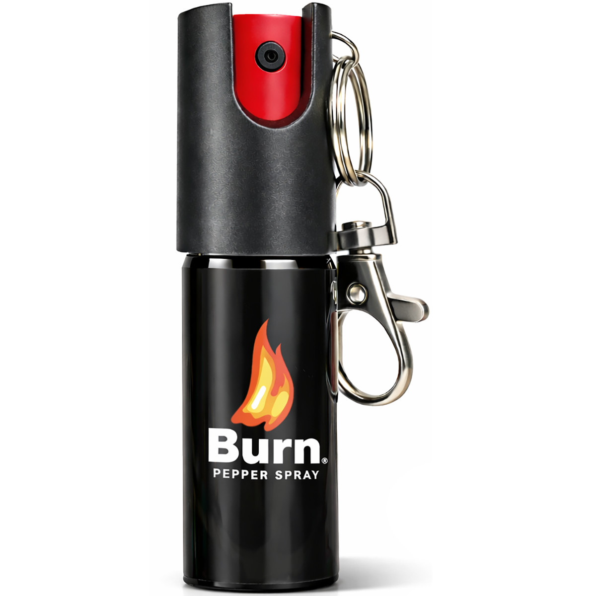 POLICE Stun Gun Burn Pepper Spray Combo Self Defense 618 Black