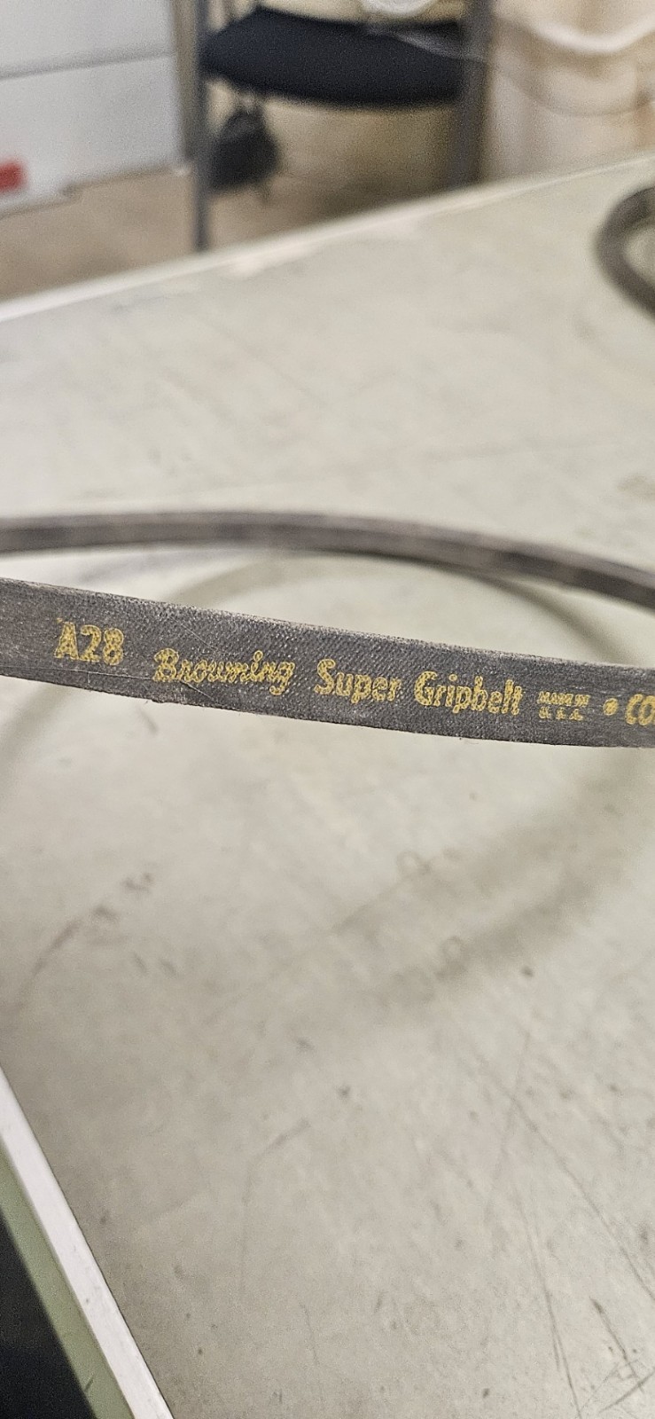 BROWNING V BELT, A28, 1/2 X 30 IN.