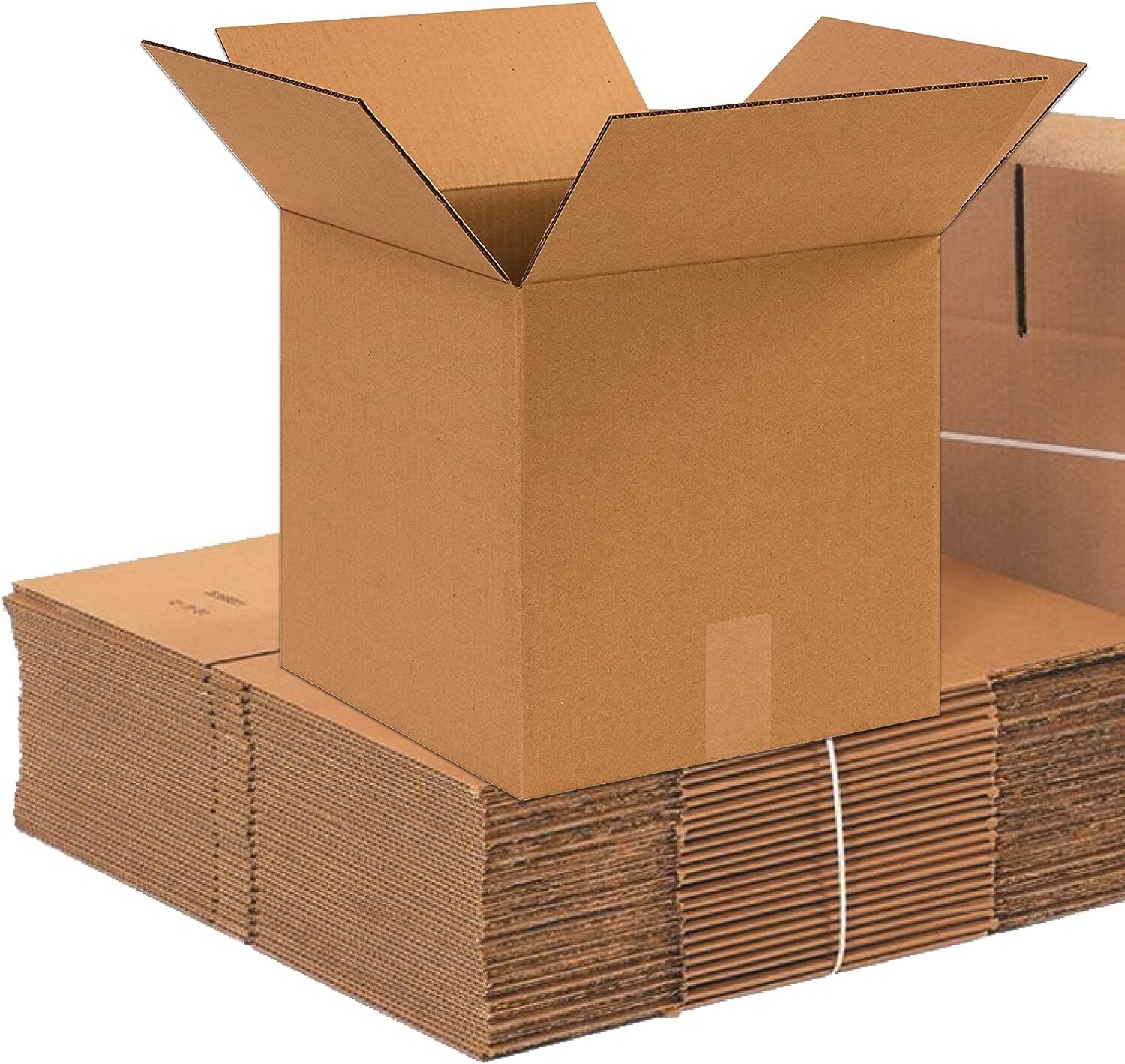 25 Pack Shipping Boxes 15″L x 15″W x 15″H Corrugated Cardboard Box for Packing M
