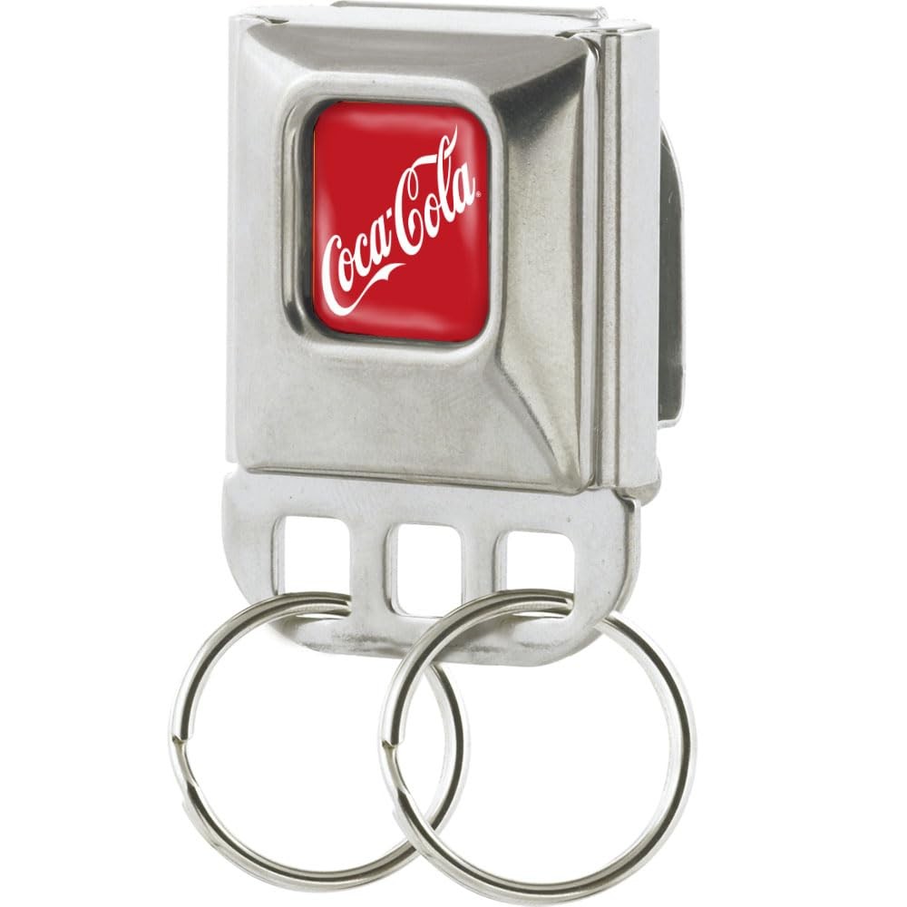 Keyholder – Coca-Cola Script Logo Full Color Red/White ACC NEW