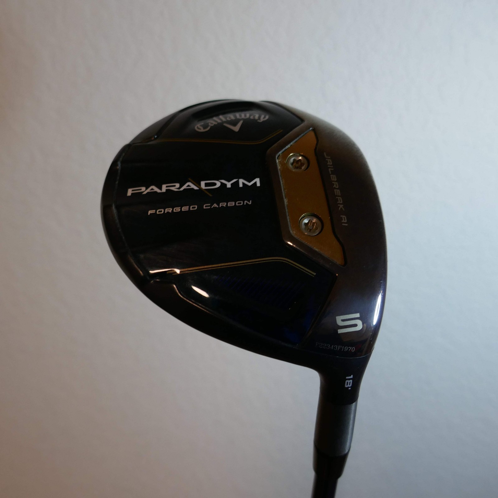 Callaway Paradym 5 Wood Ventus TR 5R Velocore Reg Flex 43.25″ 18° Golf Pride MCC