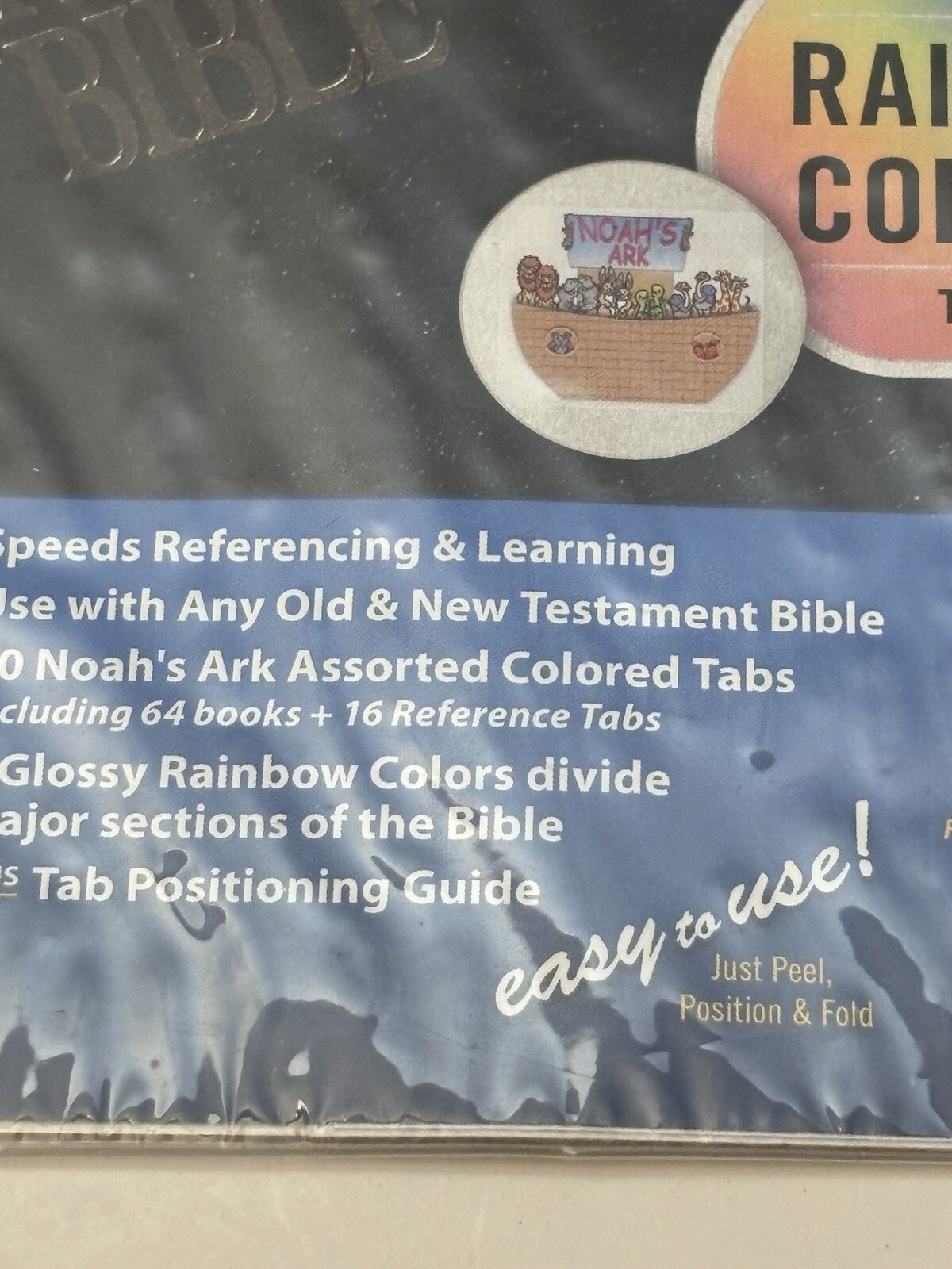 Tabbies Rainbow Bible Indexing Tabs 7 Glossy Rainbow Colors #58349 NEW