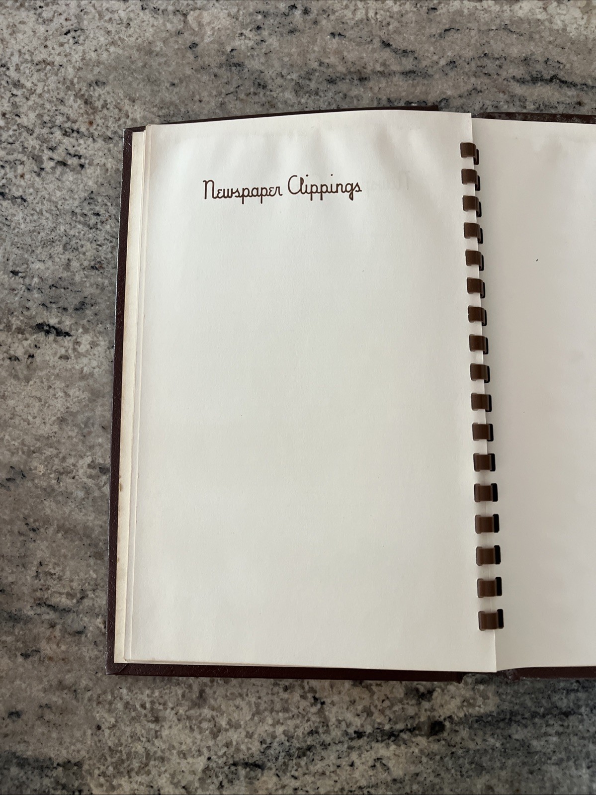 Vintage Cherished Memories Book Funeral Mortuary Memorial