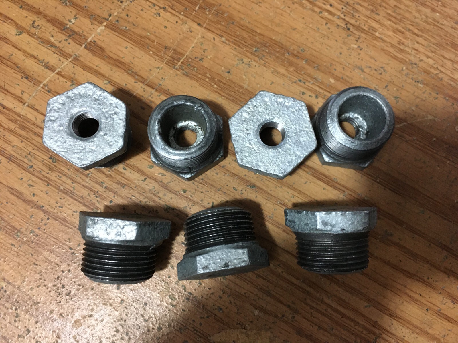 (7) ProFitter® – 3/4″ M-NPT x 1/8″ F-NPT 150 lb Galvanized Malleable Iron Hex