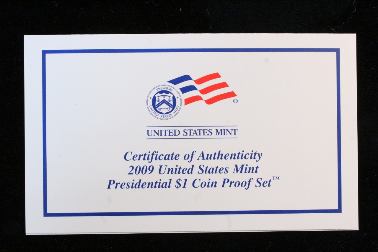 2009 US Mint Presidential $1 Coin Proof Set – OGP