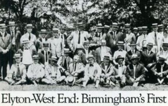 1980 birmingham AL West End Elyton vintage photos, history GENEALOGY Alabama