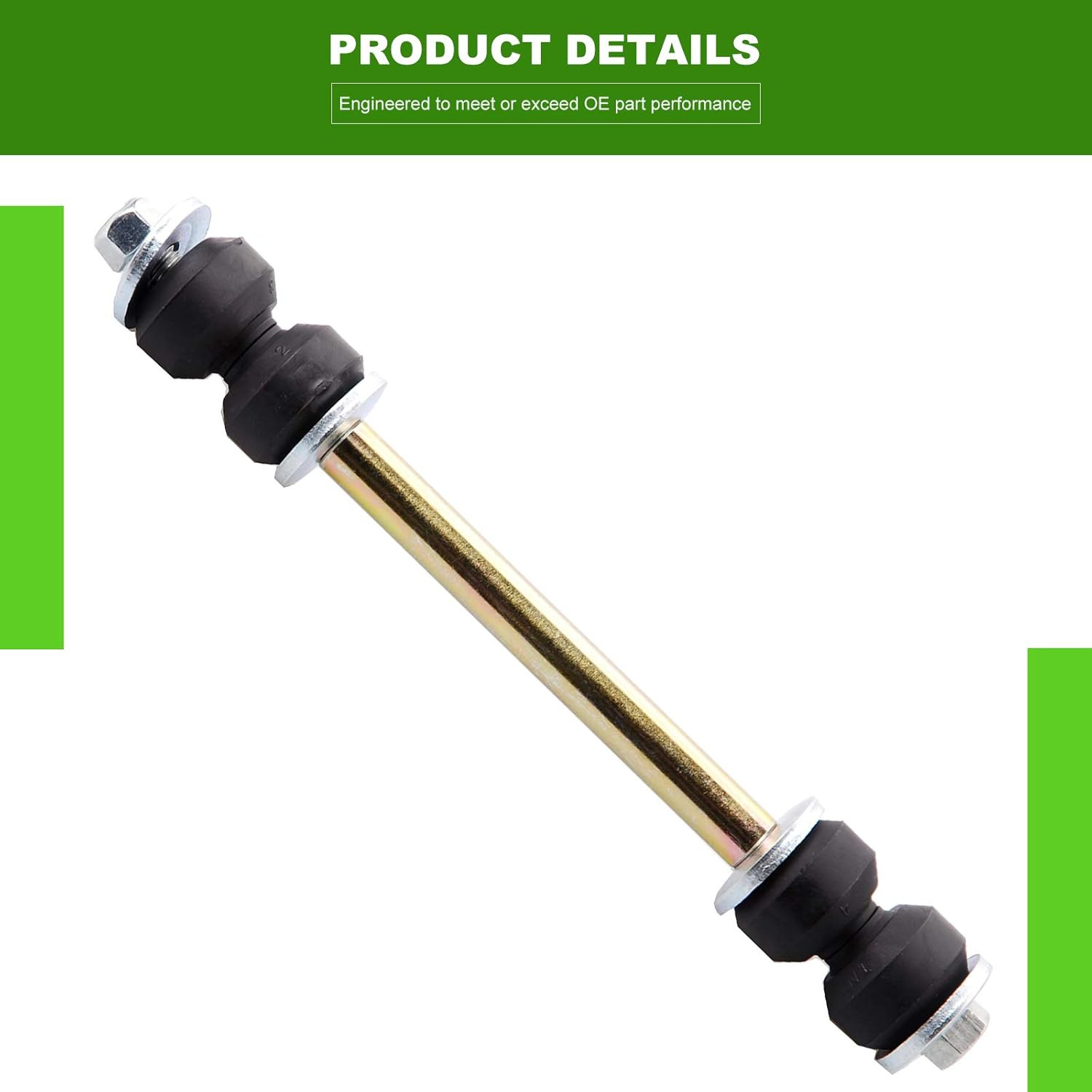 Suspension Rod End Adjusting Sleeve 2 Stabilizer Bar for 1993-1999 GMC Yukon 4WD