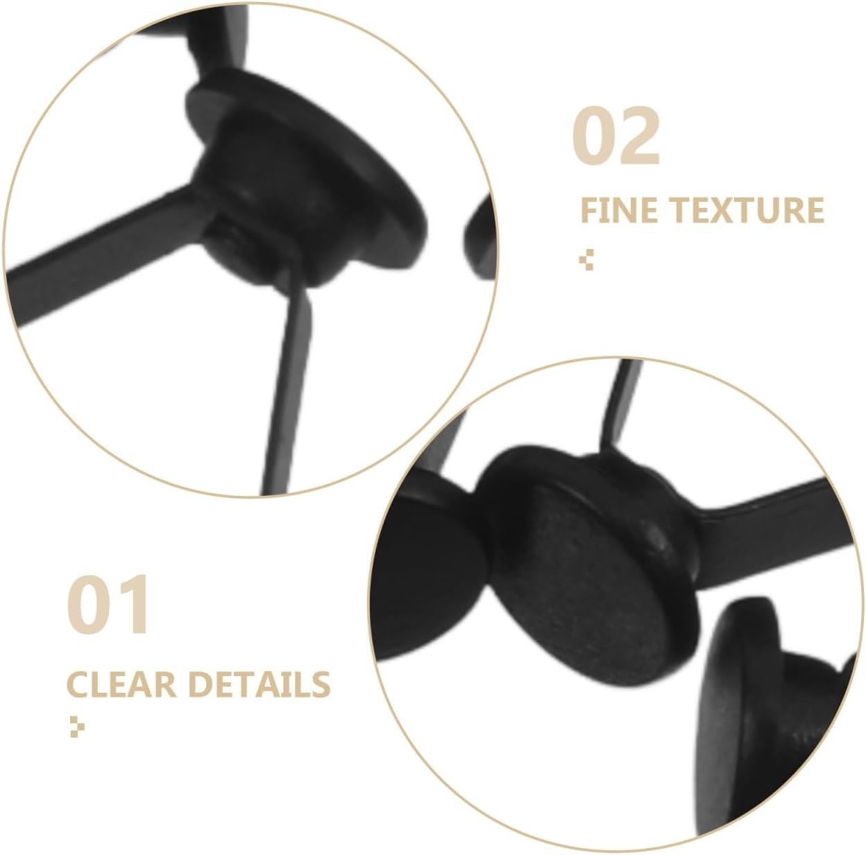 12pcs Metal Cord End Caps for Hoodies Pants and Drawstrings Zinc Alloy Black