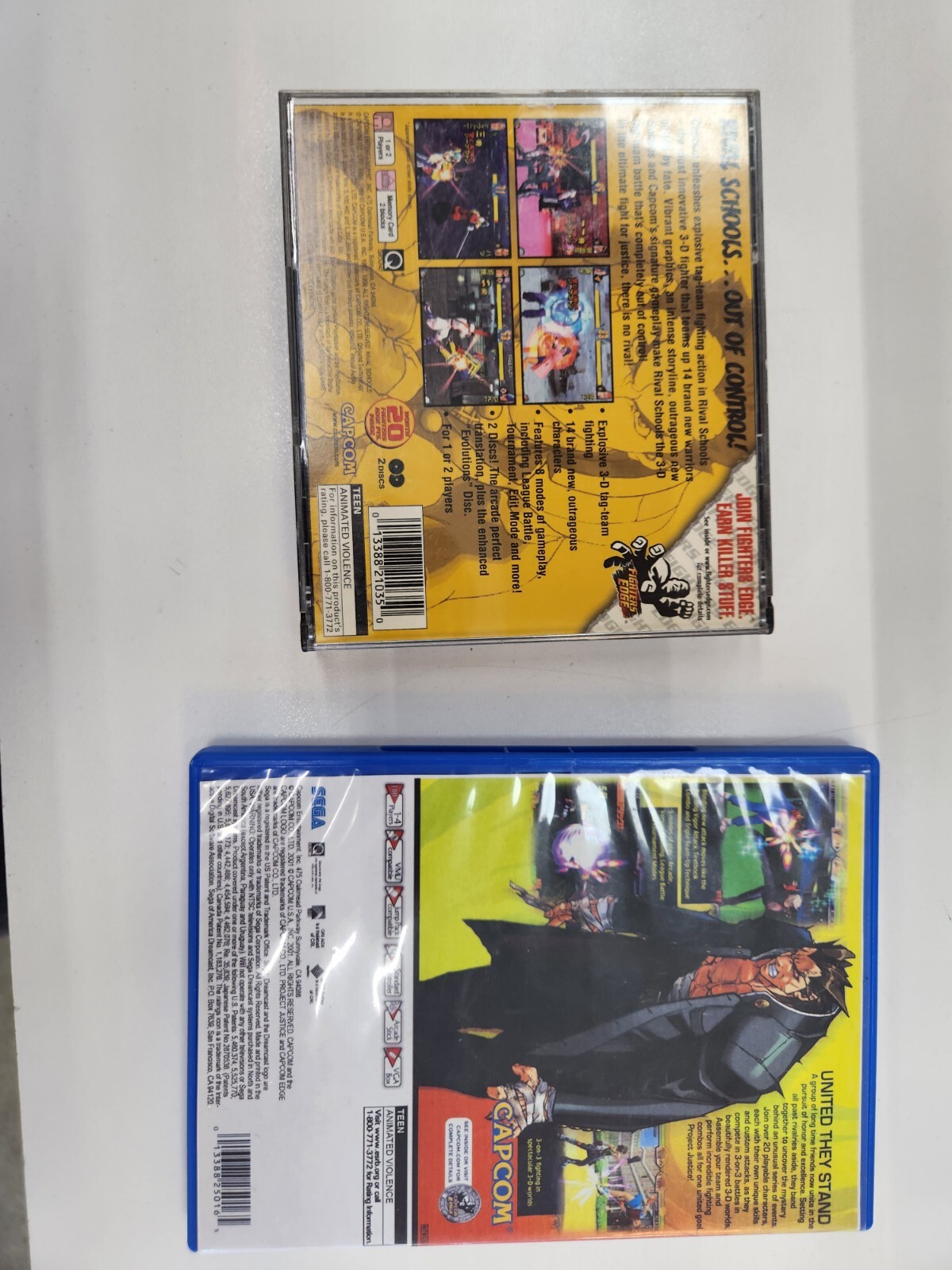 LOT READ!!!Project Justice (DISC ONLY) Sega Dreamcast Rival Schools PLAYSTATION