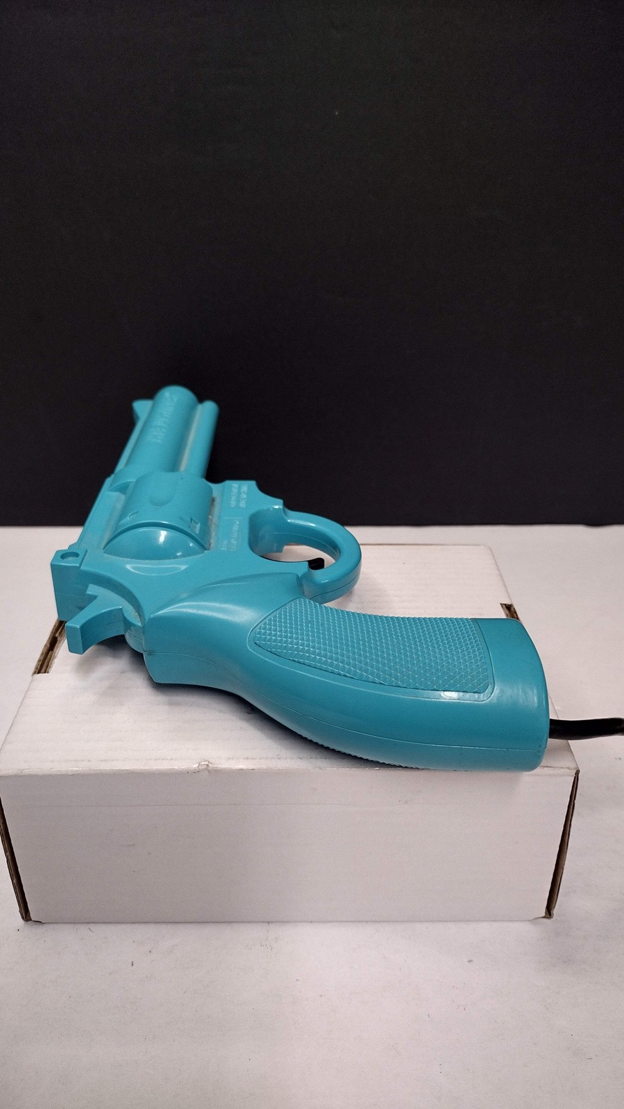 Vintage 1993 Konami “The Justifier” Blue Light Gun Pistol for Sega Genesis