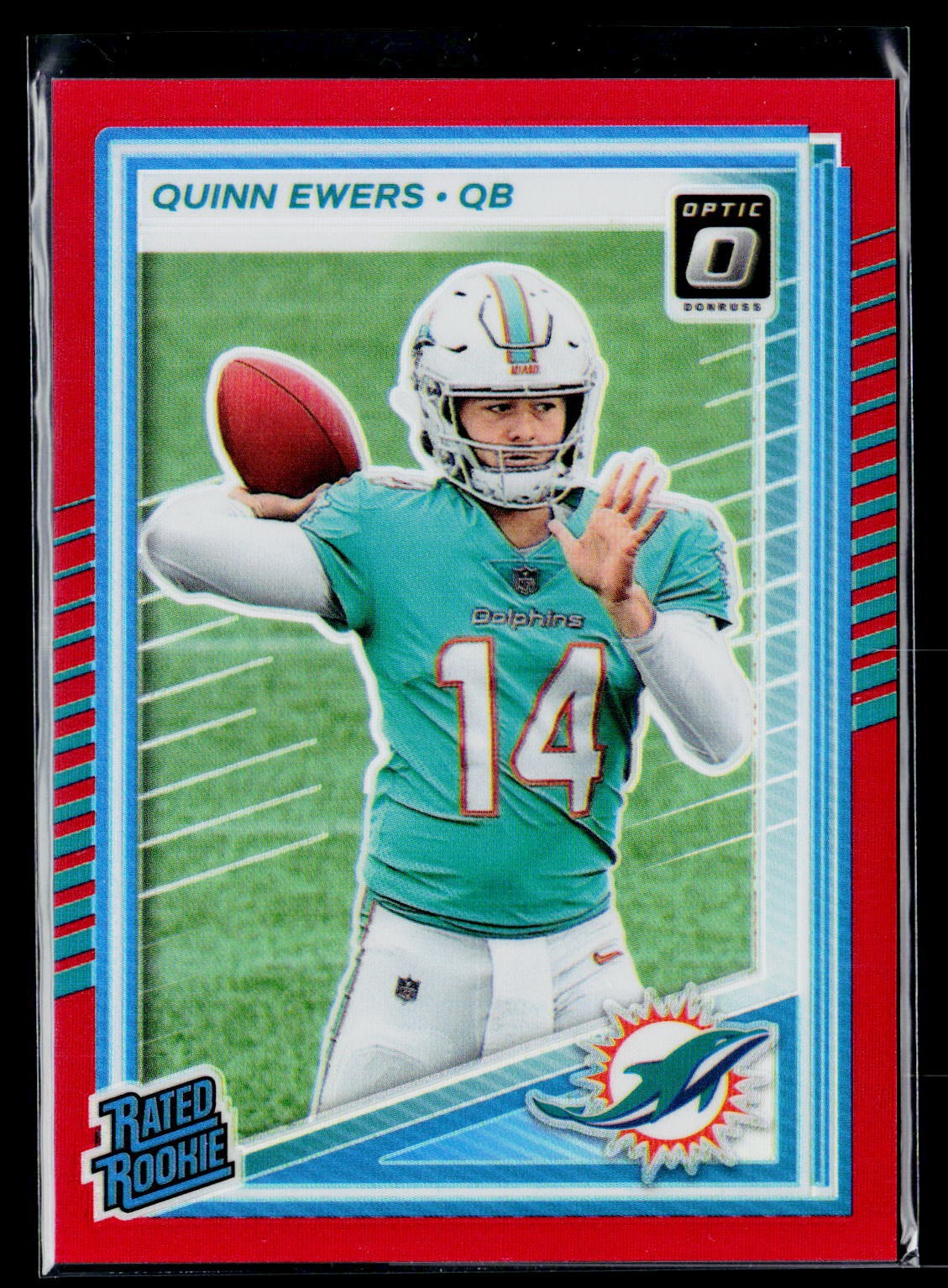 2025 Donruss Optic #213 Quinn Ewers Red #/149