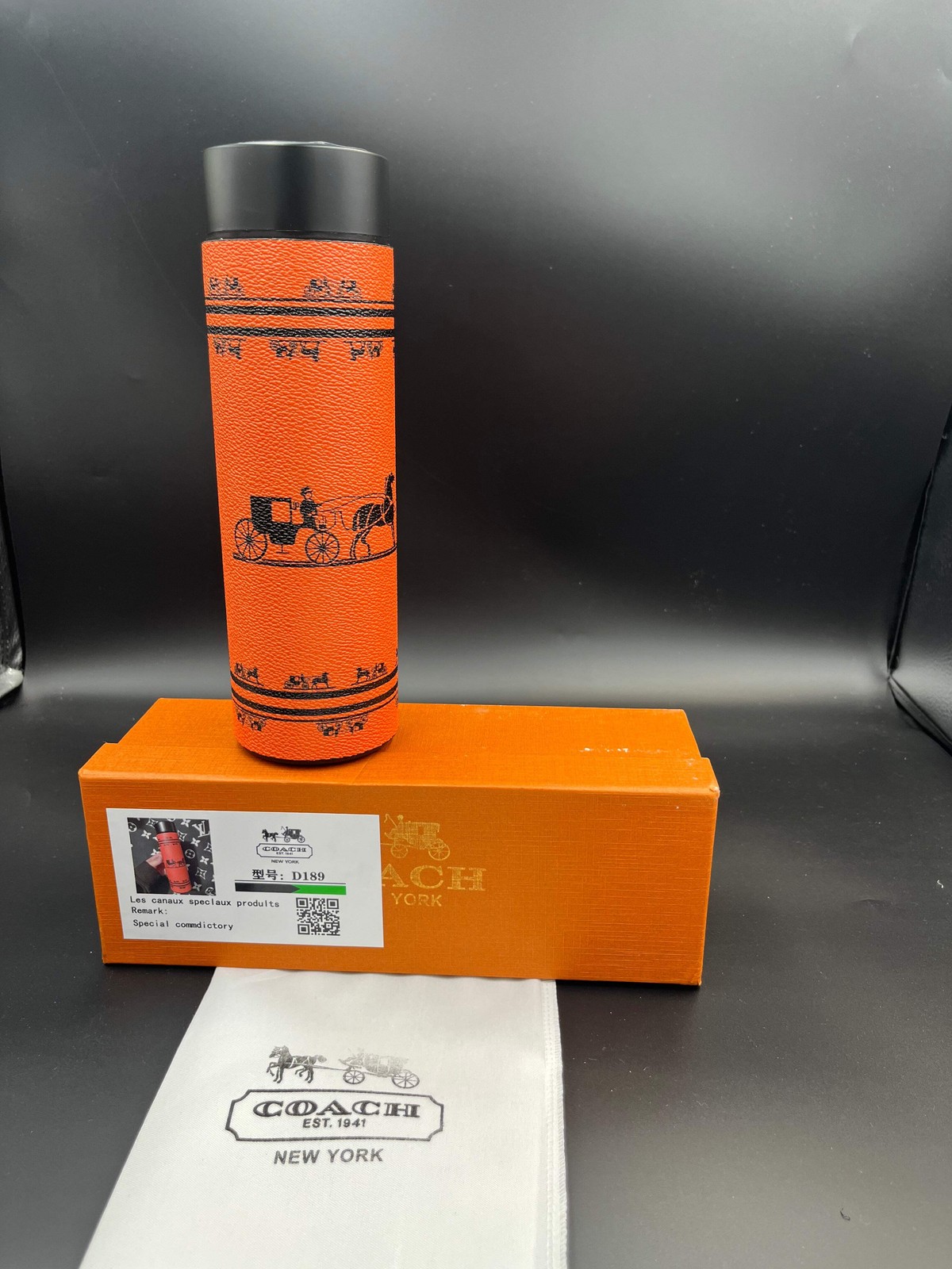 🧡 Coach Horse & Carriage Designer Tumbler