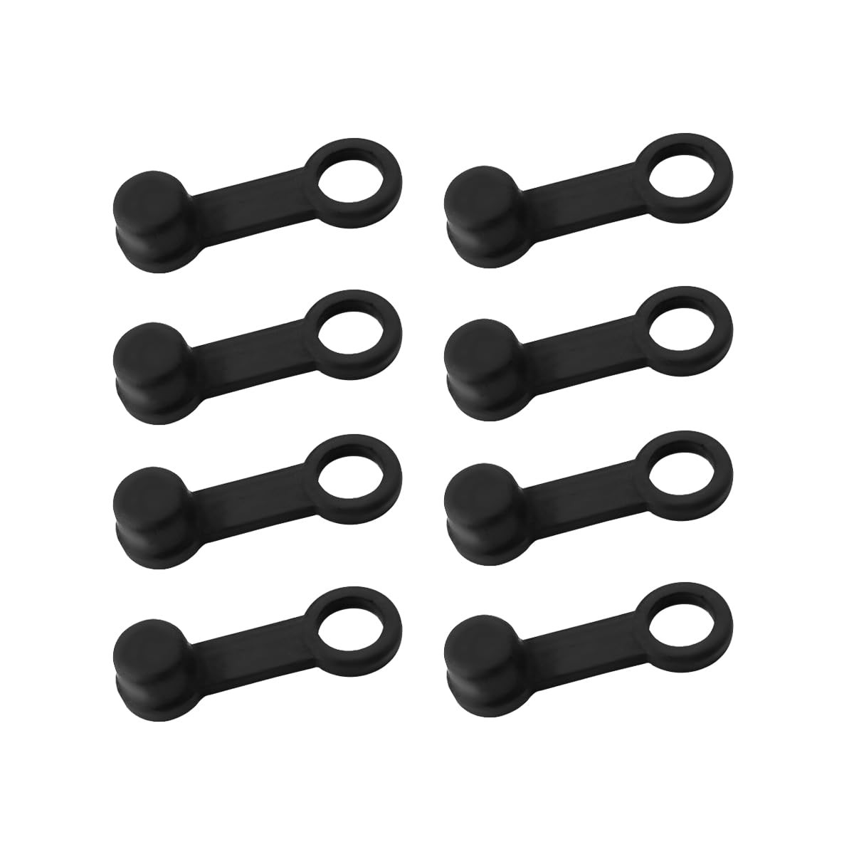 8PCS Rubber Brake Bleeder Screw Caps Dust Covers 8mm Universal Fit Car Motorcycl