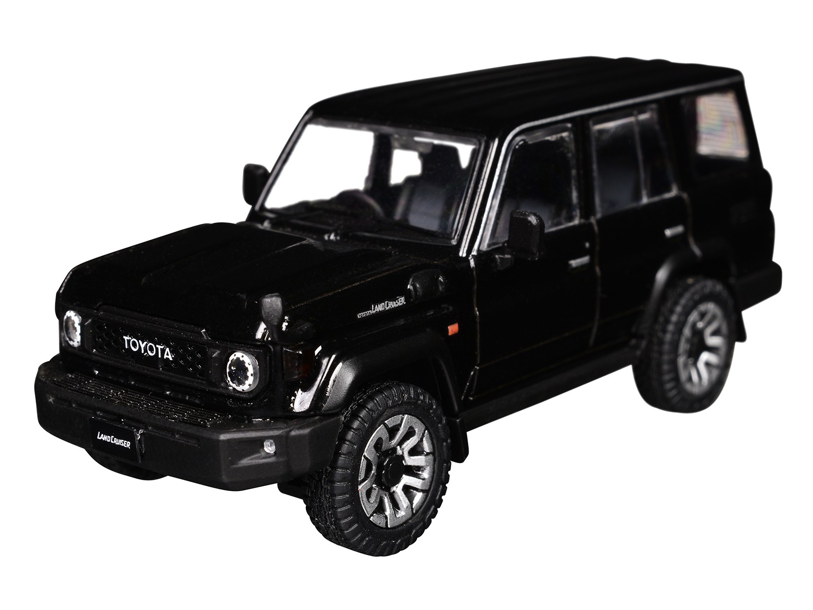 Toyota Land Cruiser (J76) RHD (Right Hand Drive) Black 1/64