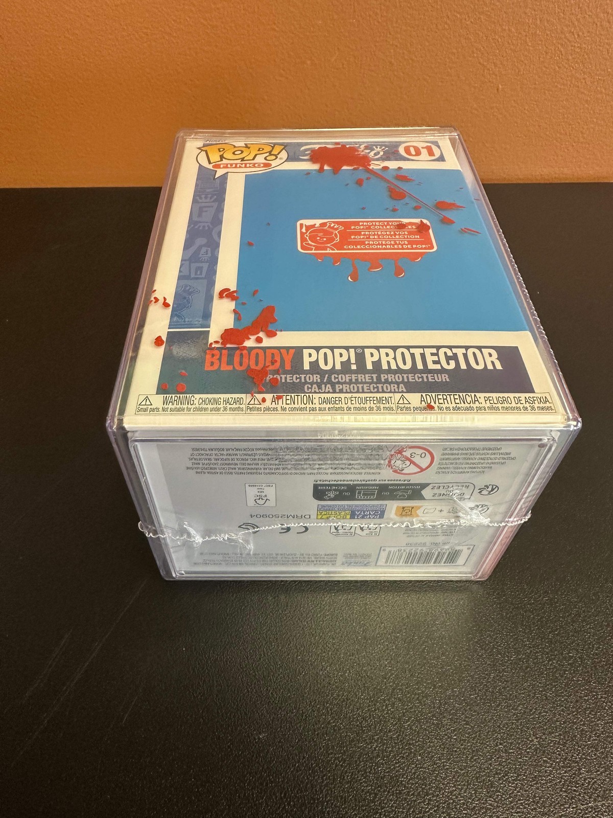 FUNKO POP BLOOD SPLATTER UV HARD PROTECTOR CASE (1) NEW