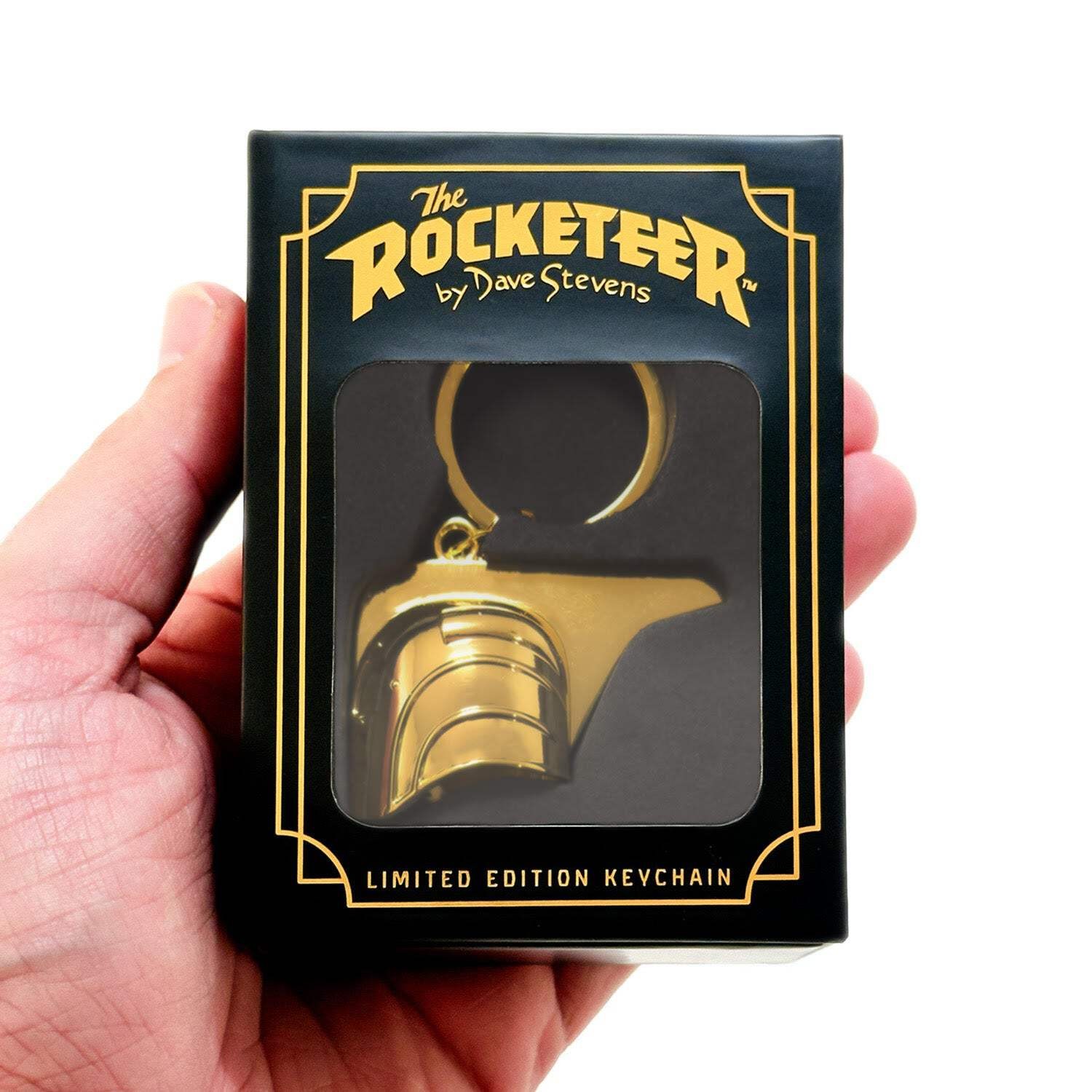 The Rocketeer Helmet Keychain – Shiny Gold – Okkto – SDCC