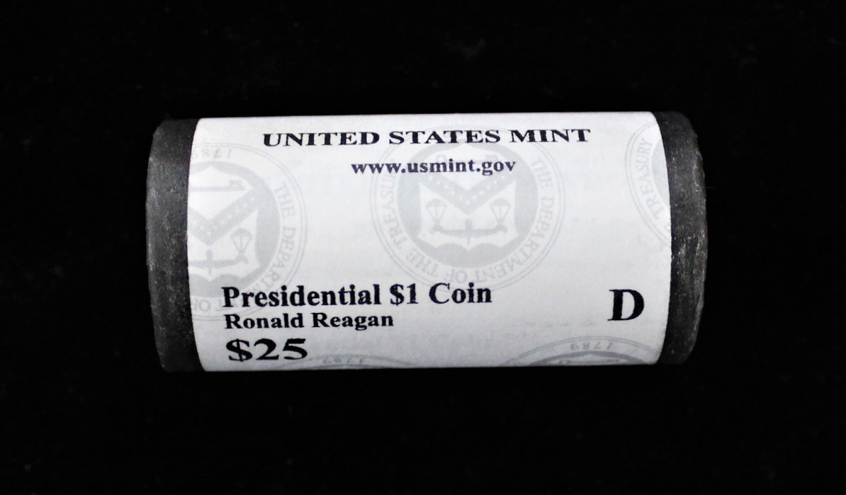 Presidential Dollar: RONALD REAGAN (40th President) “D” MINT ROLL