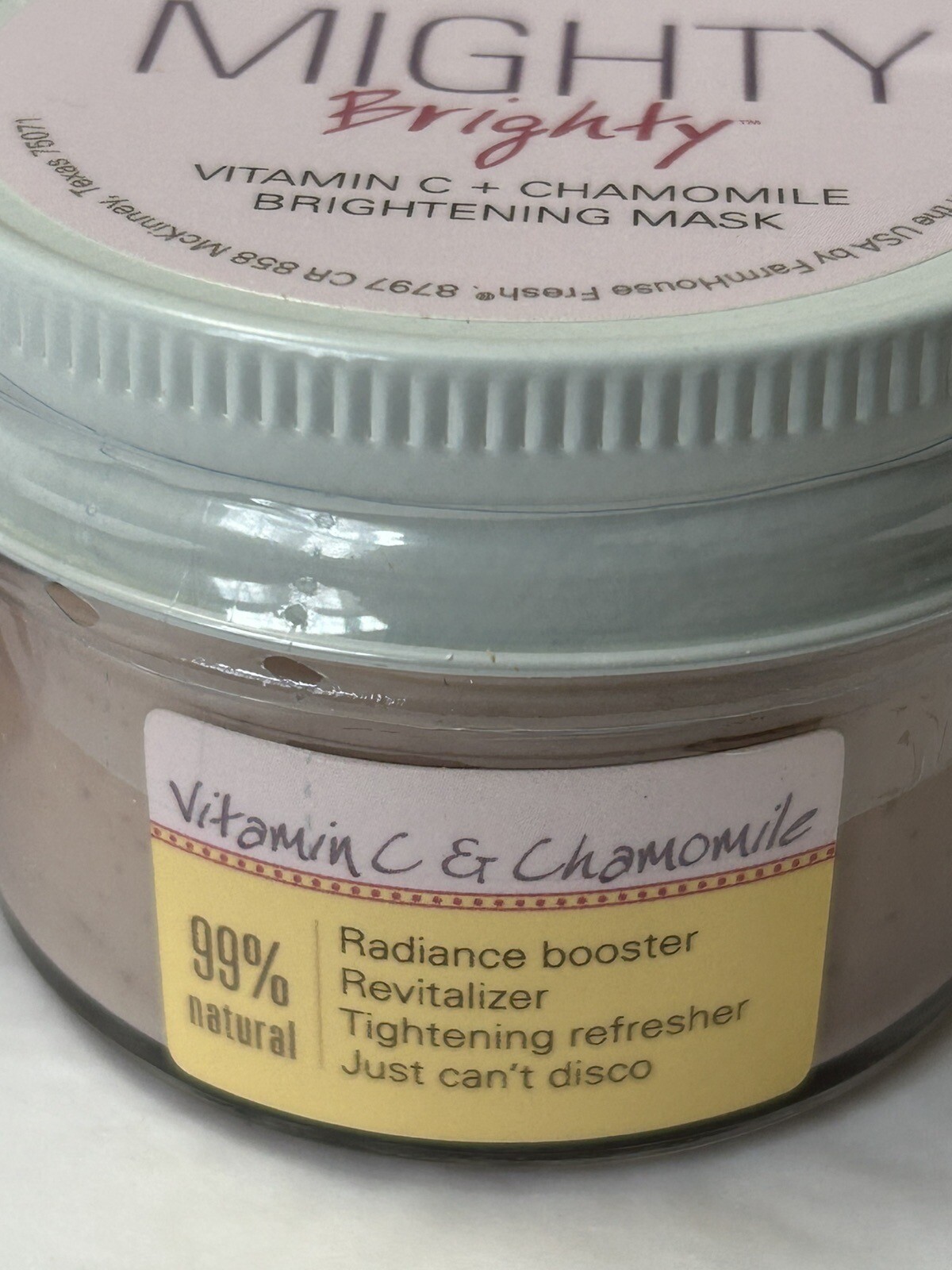 New FarmHouse Fresh FHF Brighty Mighty Brightening Mask, 3.2 oz. (13059)