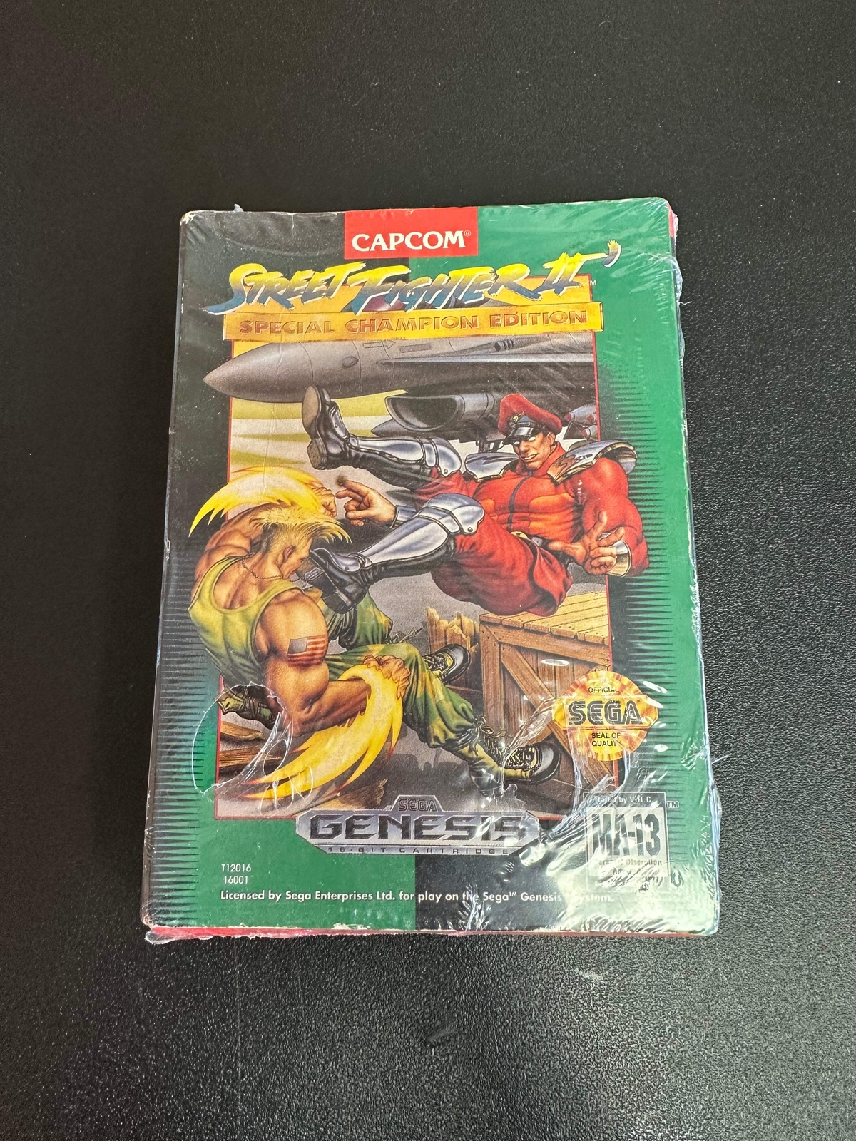 SEGA Genesis Street Fighter II Special Champion Edition Sealed Plastic Tears Box