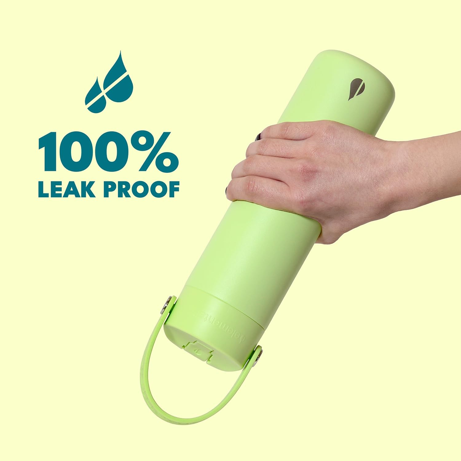 Elemental 24oz Insulated Water Bottle with Straw – 100% Leak-Proof Stainless Ste