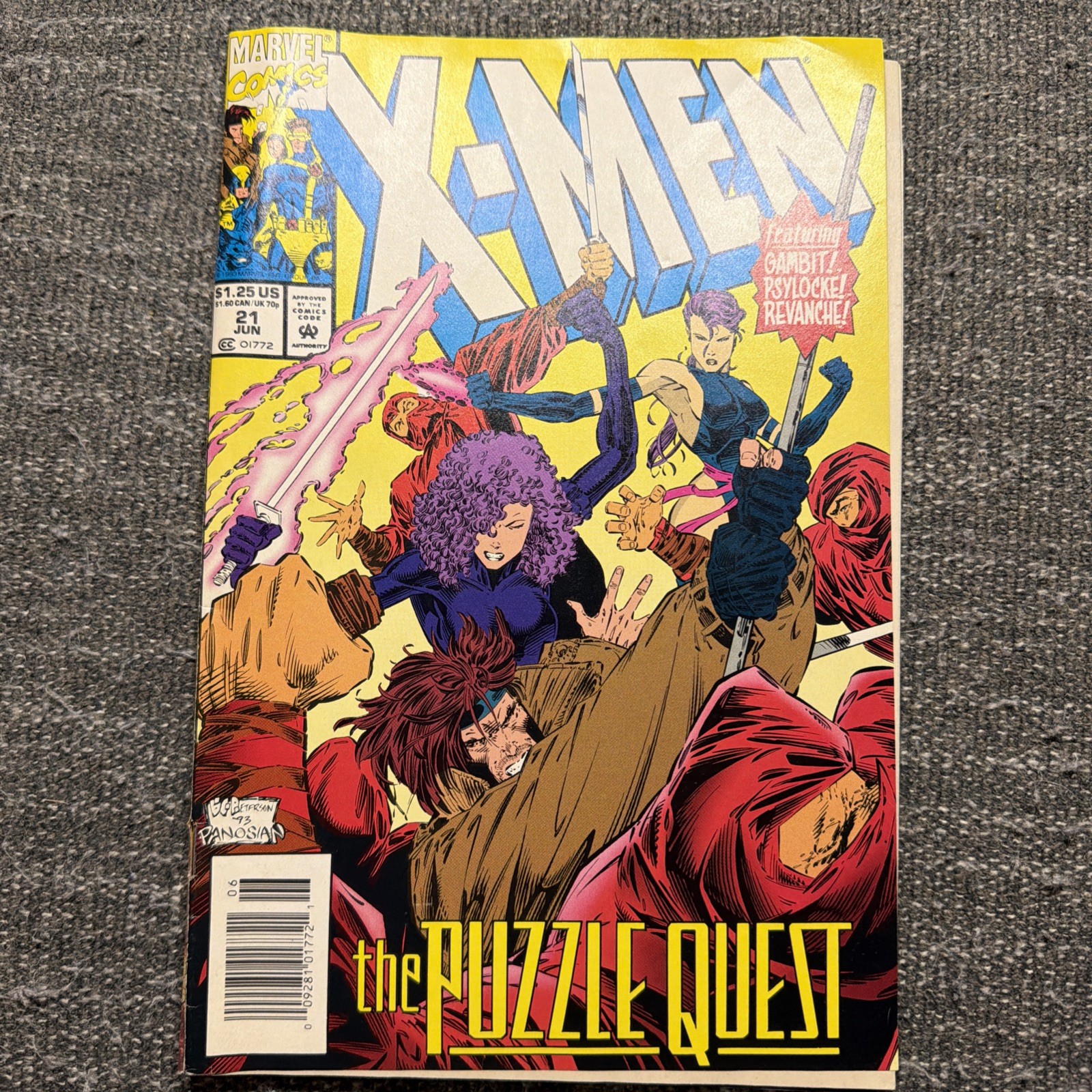 Marvel Comics X-Men The Puzzle Quest #21 June 2021 Unstapled B1