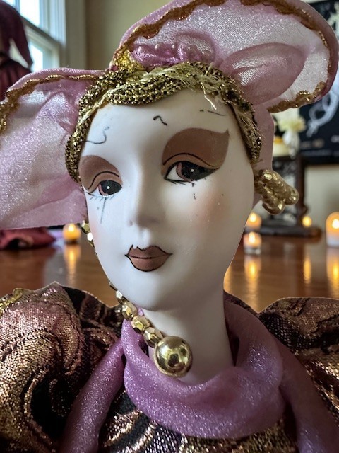 Haunted Jester Doll Blessings Peace Bringer Spirit Vessel Anxiety Banisher