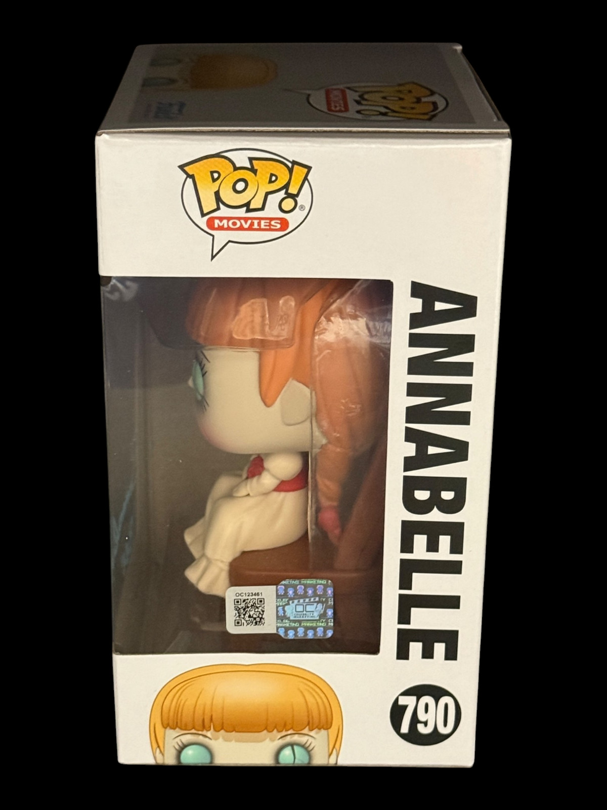 Samara Lee signed Annabelle Comes Home Annabelle Funko Pop! 790 Blue