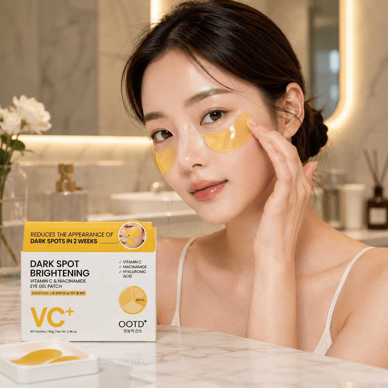 OOTD VC+ Dark Spot Brightening Vitamin C & Niacinamide Eye Gel Patch (2.96 oz)