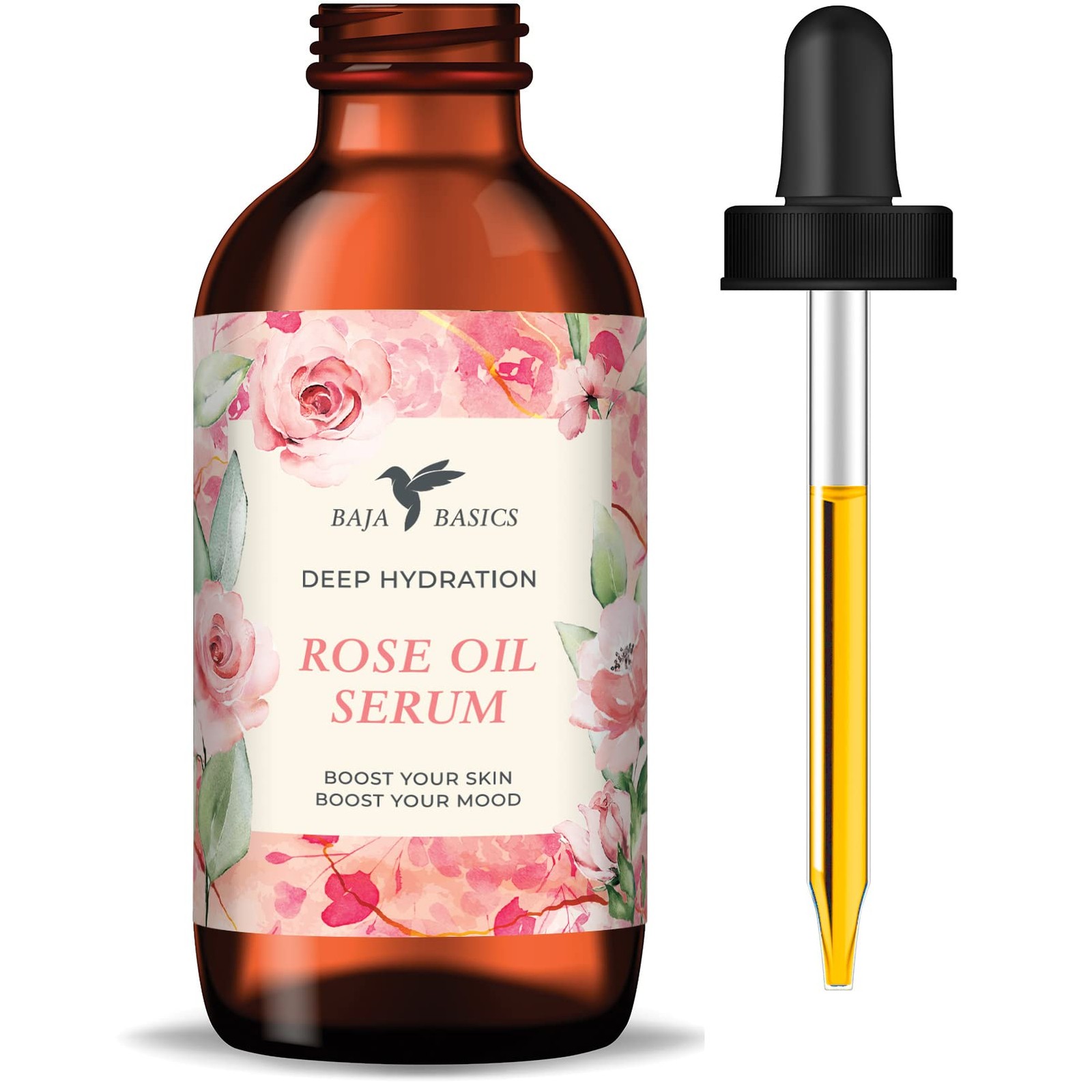 Baja Basics Rose Oil for Face, Essential Oil, Face 1 Fl Oz (Pack of 1)