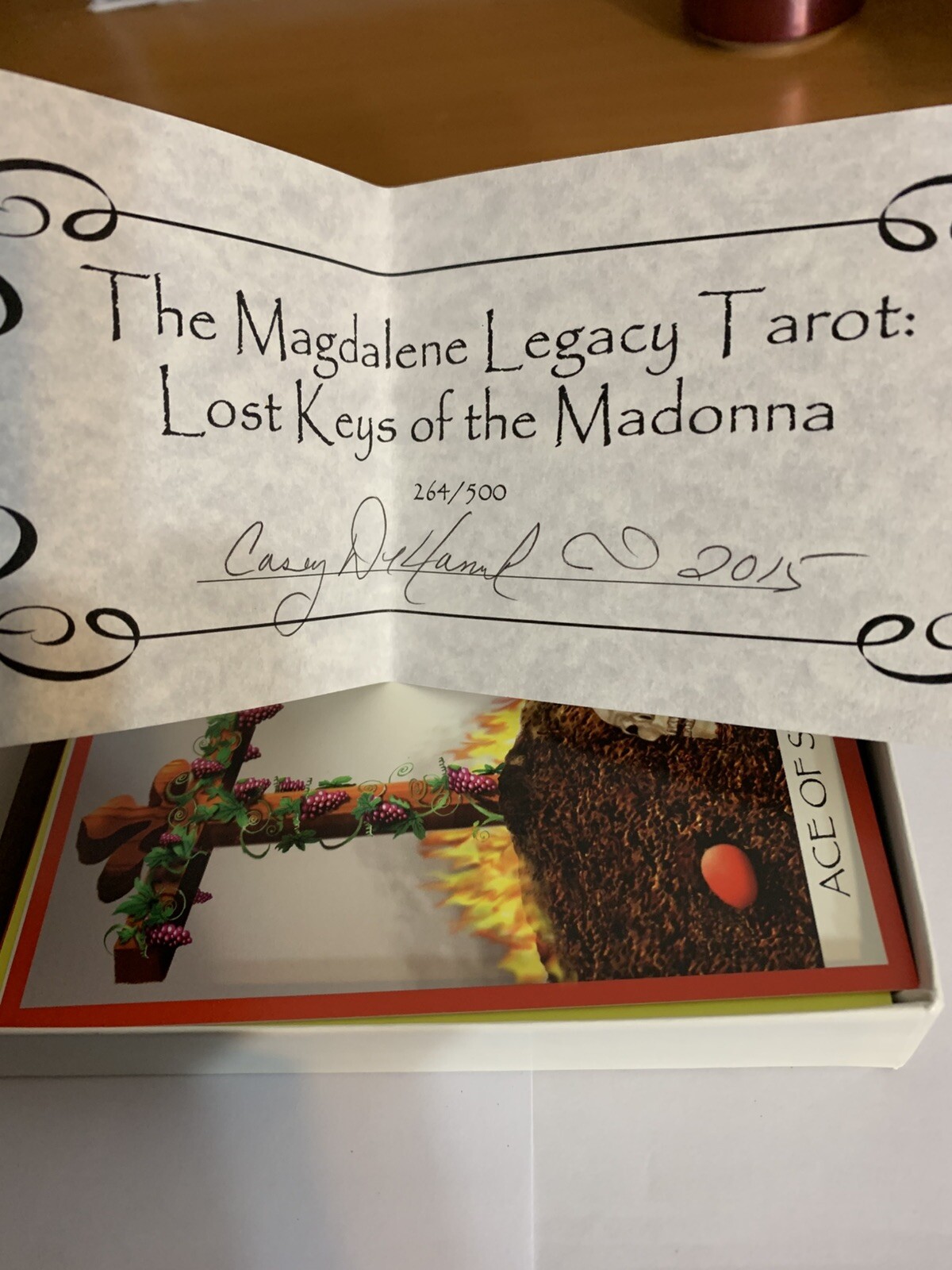 The Magdalene Legacy Tarot: Lost Keys Of The Madonna #264/500 1st Edition NM