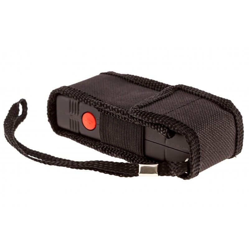 Combo Gift Set Stun Gun Flashlight + Pepper Spray Black Case Self Defense Set