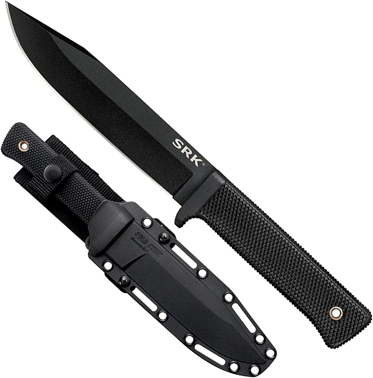 COLD STEEL SRK 6″ SK-5 Clip Point Razor-Sharp Blade 4.75″ Durable Kray-Ex Hand